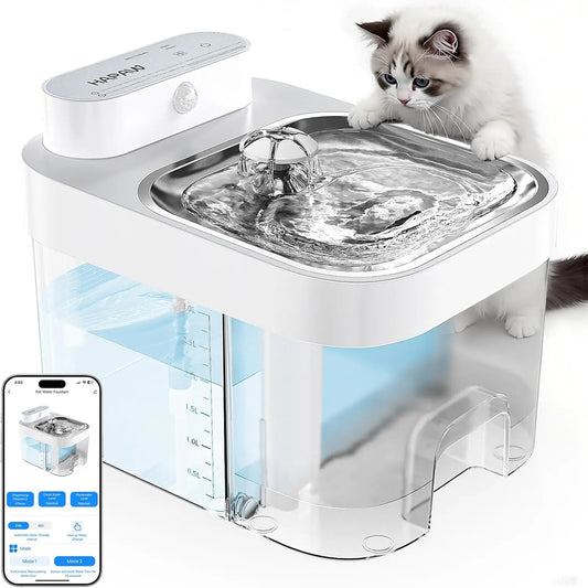 Smart Cat Water Fountain With App Monitoring
