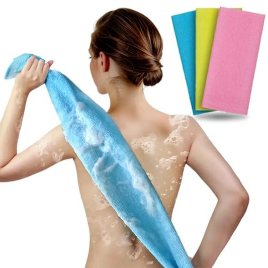 Exfoliating Washcloth And Body Scrubber 3 Pack Japanese Washcloth by S And B Enterprise