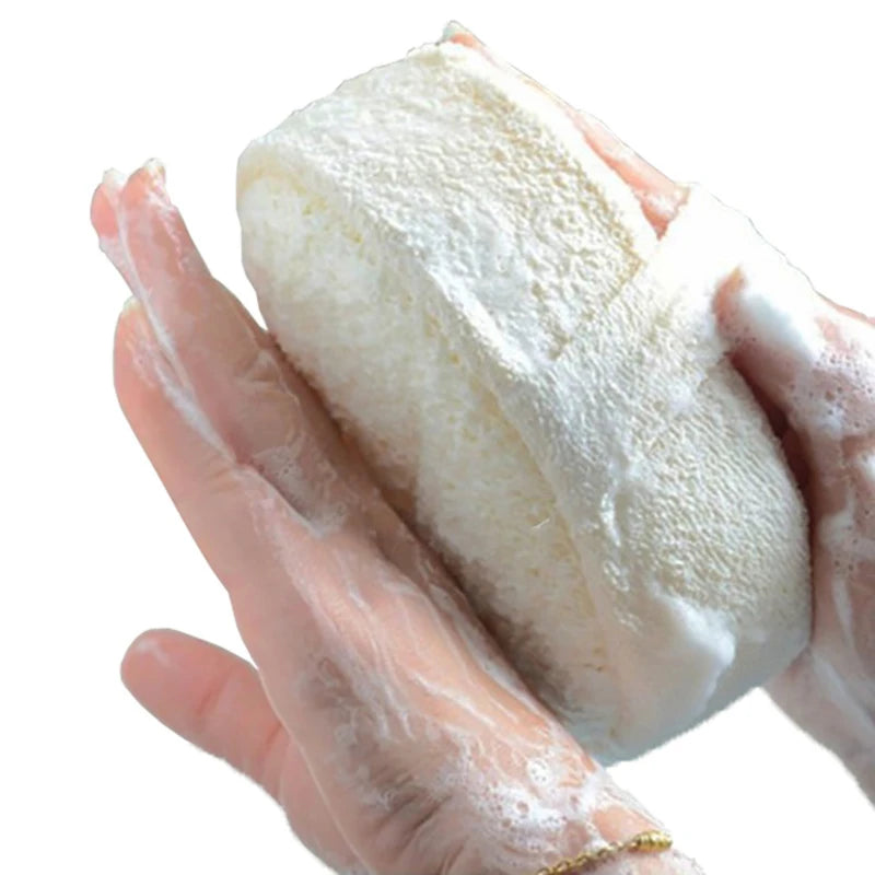 100% Natural Loofah Sponge Body Scrubber Brush for Shower