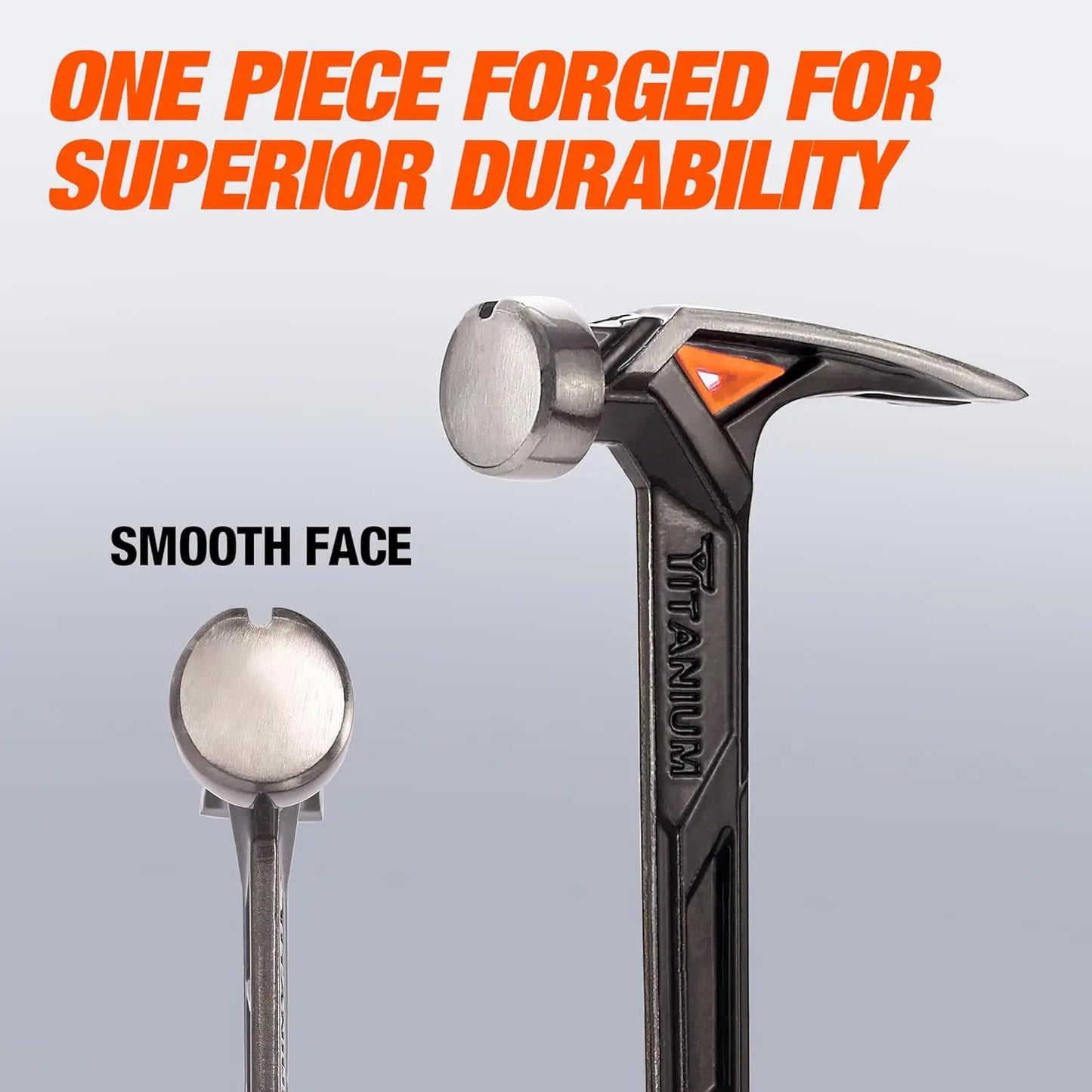 Titanium Framing Hammer With Magnetic Nail Starter Anti Vibration Design