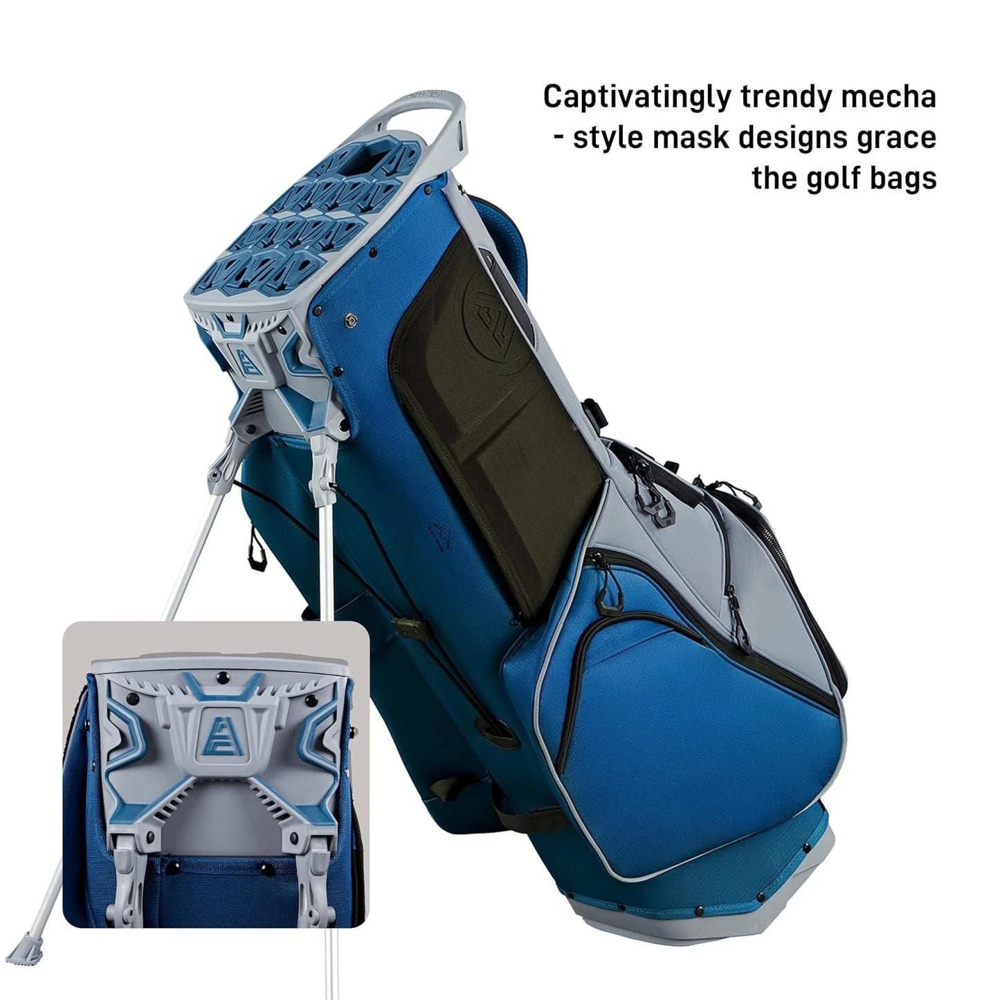 ST-Lock Mecha 14 Way Dividers Stand Golf Bag Men Women by S And B Enterprise