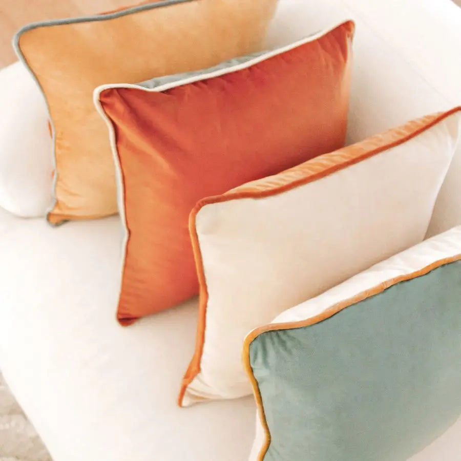 Velvet Throw Pillow Covers 4-Pack Double-Sided Modern Home Decor