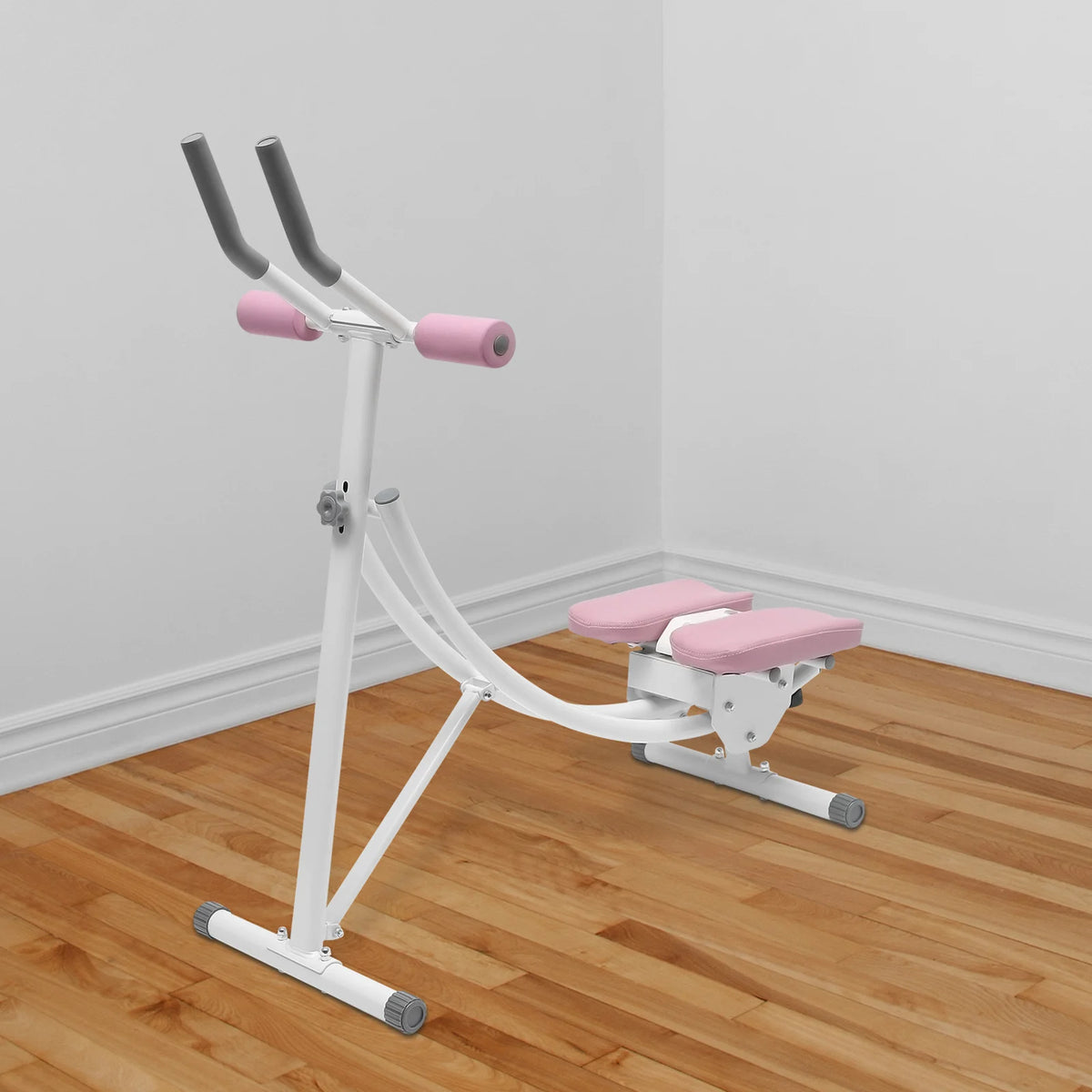Ab Workout Machine Adjustable Ab Trainer Abdominal Trainer Foldable Ab Crunch Machine for Home Gym,Load 440 LBS