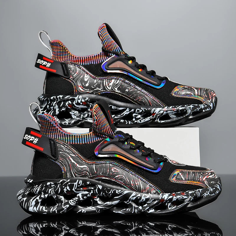 Men Casual Sneakers Breathable Luxury Trainer Shoes