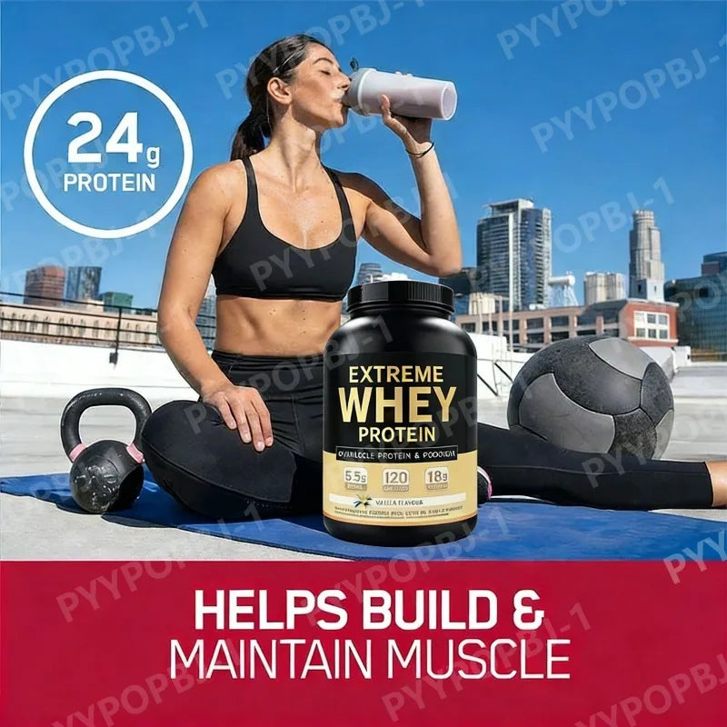Charge Whey Protein Powder Vanilla For Muscle Growth And Recovery