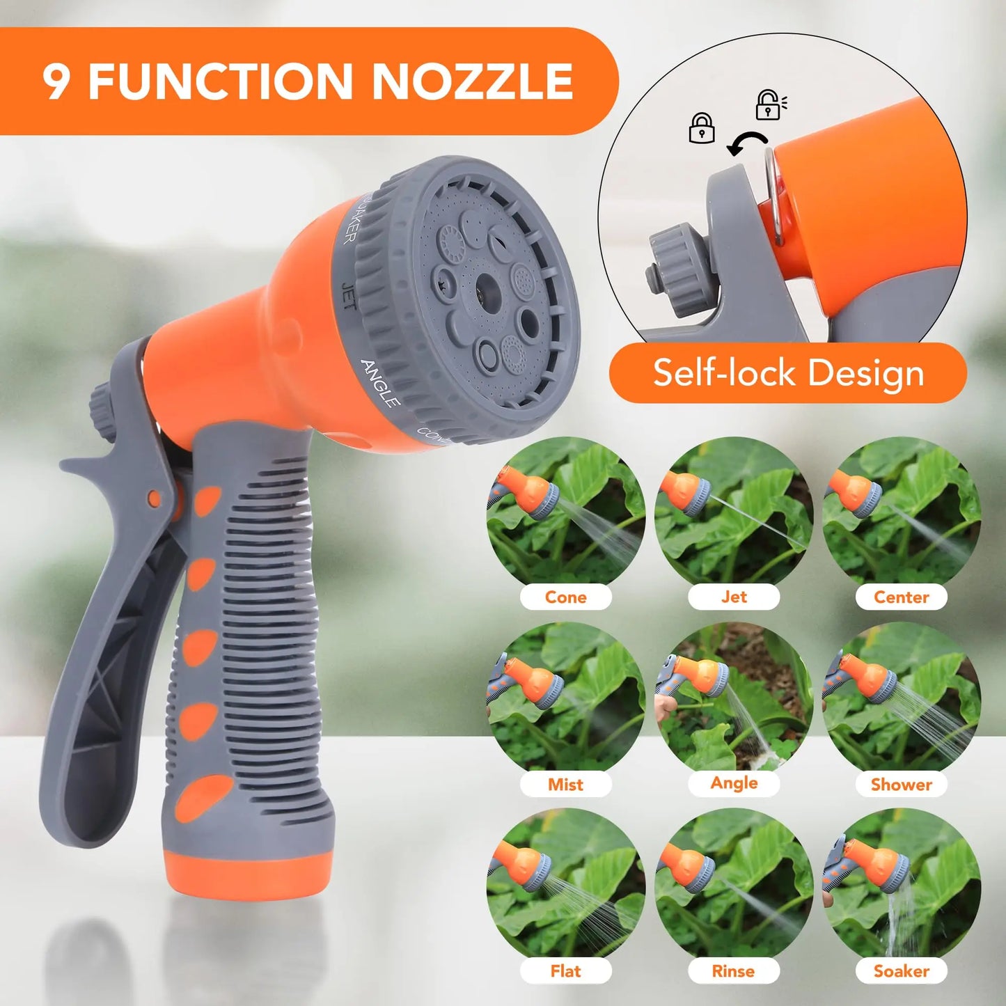 HiMISS Wall Mounted Retractable Garden Hose Reel Auto Rewind by S And B Enterprise