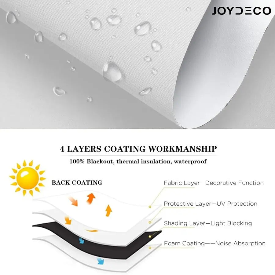 Cordless Blackout Roller Shade For Windows