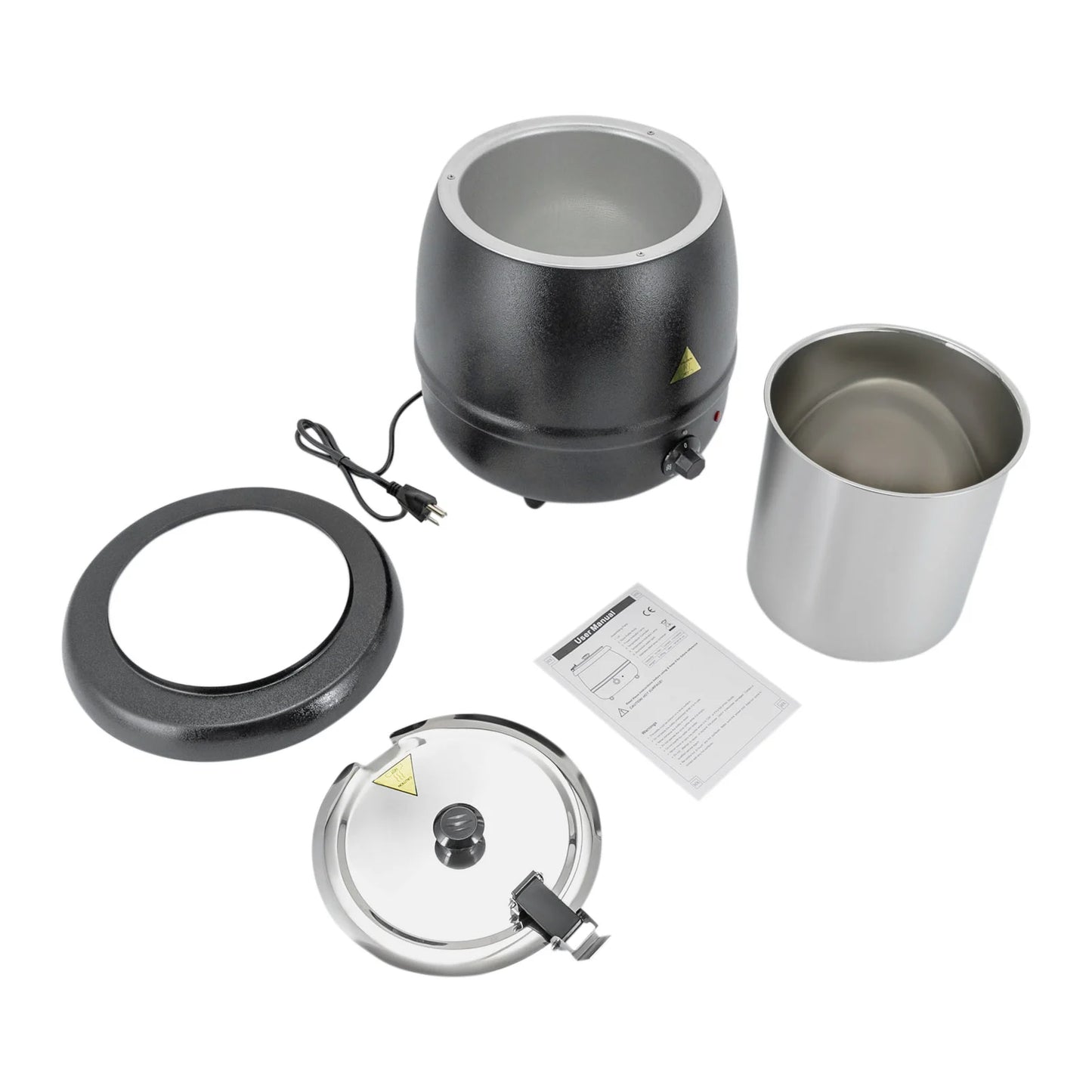 Bymaocar Soup Warmer Buffet Pot With Durable Lid For Restaurants