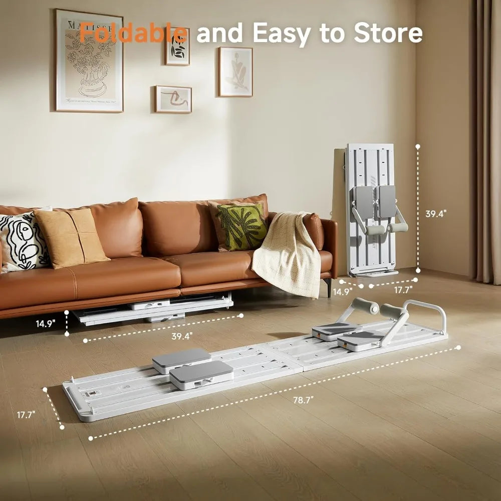 YTYIN Portable Foldable Pilates Reformer All In One Home Gym by S And B Enterprise