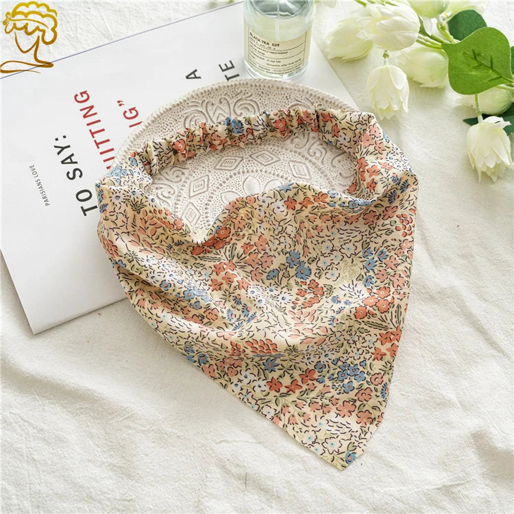 Bohemia Bandana Hair Scarf For Women Paisley Vintage Headwear