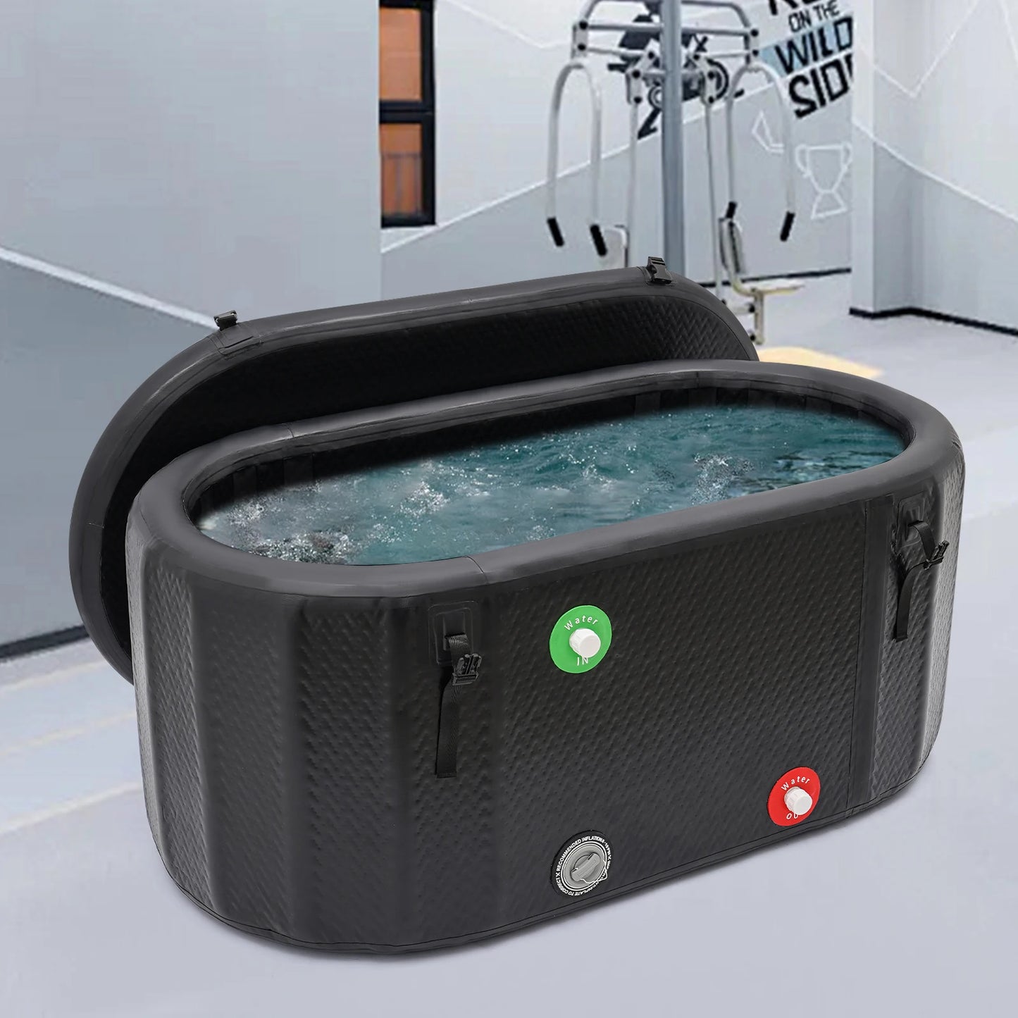 Inflatable Ice Bath Tub For Athletes Recovery With Pump