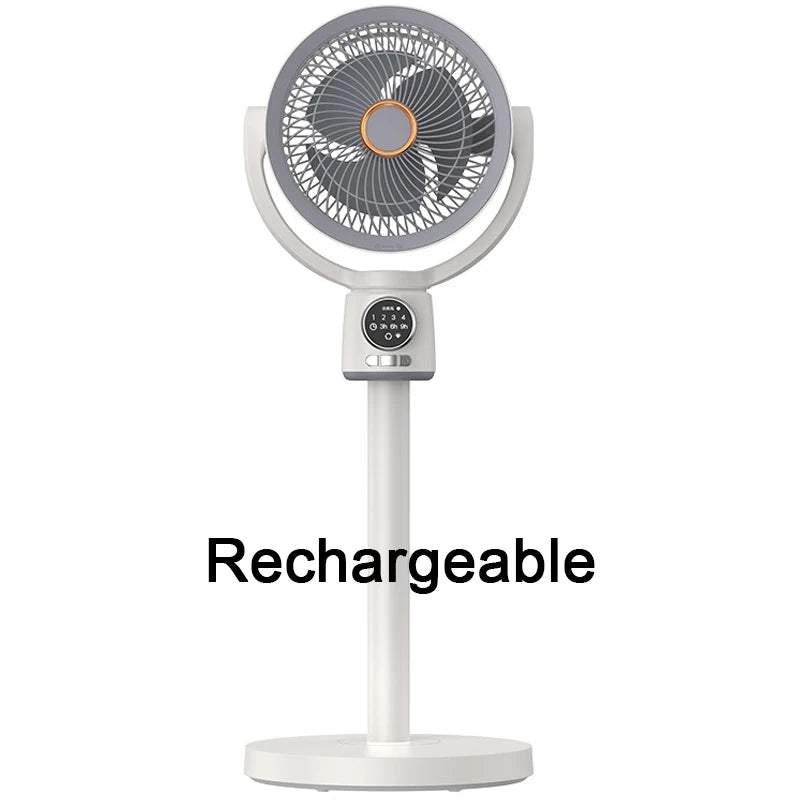 Balashov USB Rechargeable Floor Fan Silent Turbine Air Circulation by S And B Enterprise