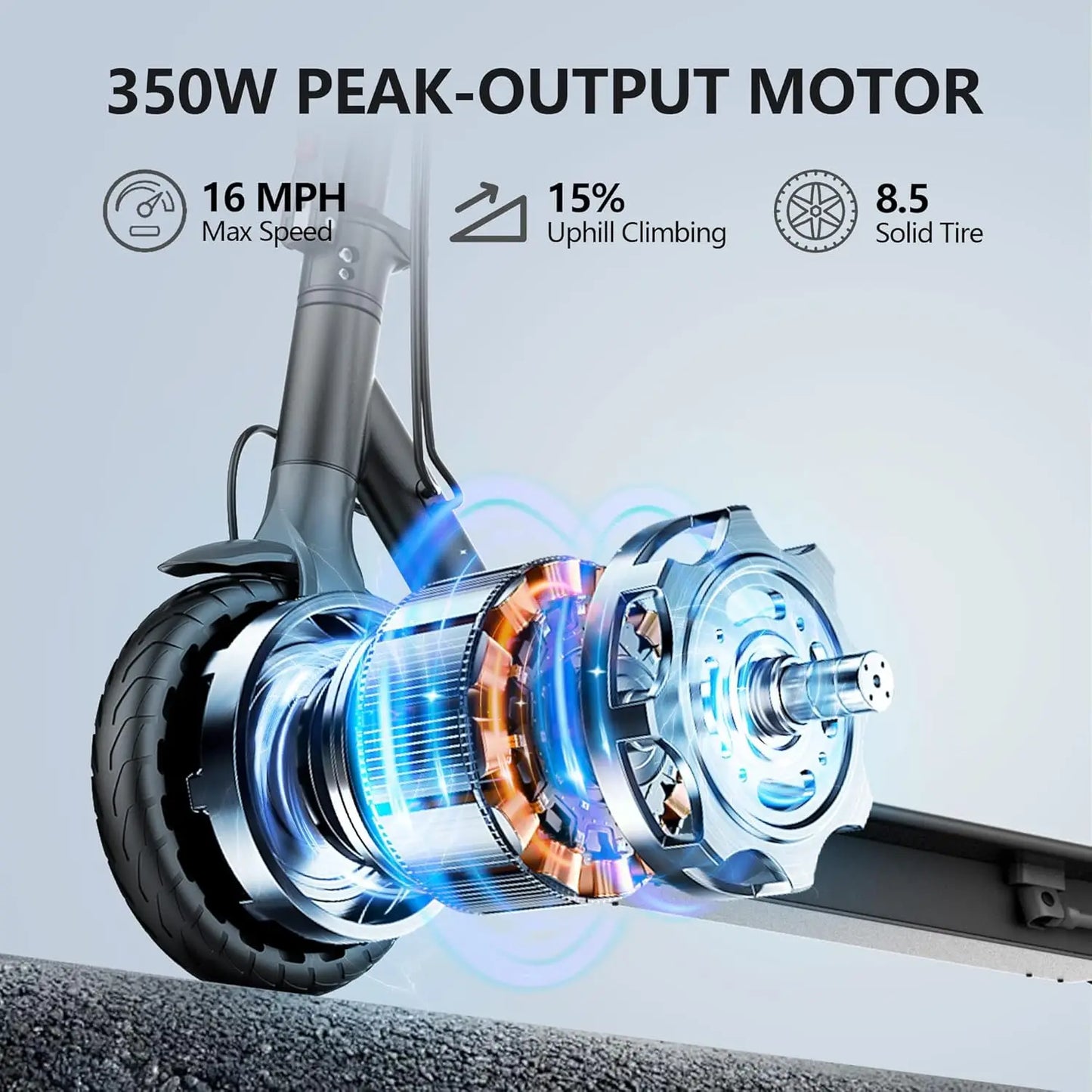 Ladped LP60 Electric Scooter 350W 19 MPH Foldable Urban Commuter 16 Miles Range by S And B Enterprise
