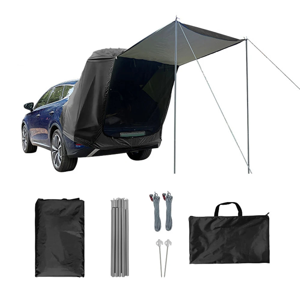 Outdoor Car Rear Tent With Canopy Rainproof For Picnics by S And B Enterprise