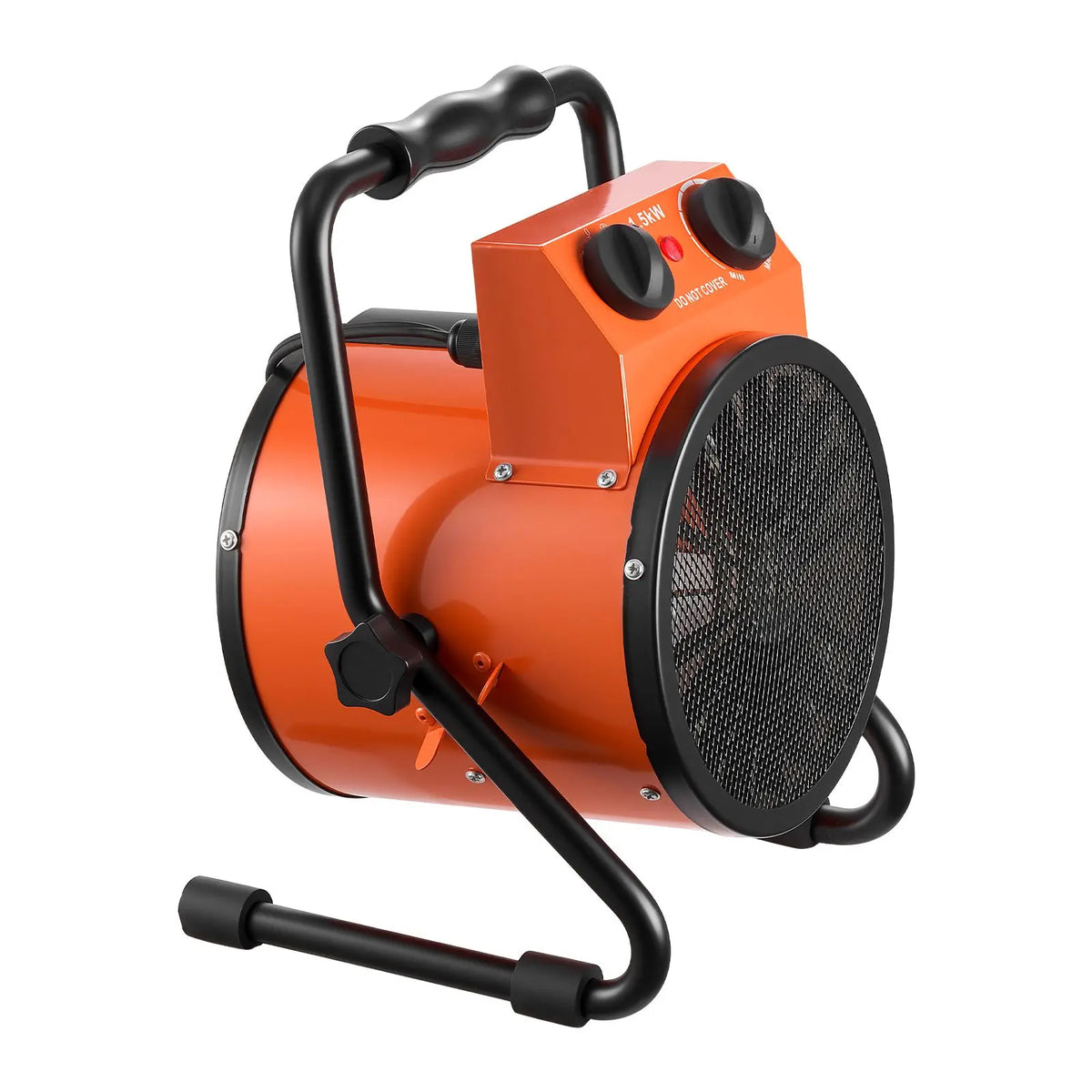 Greenhouse heater by S And B Enterprise, orange 1500W electric space heater with fan