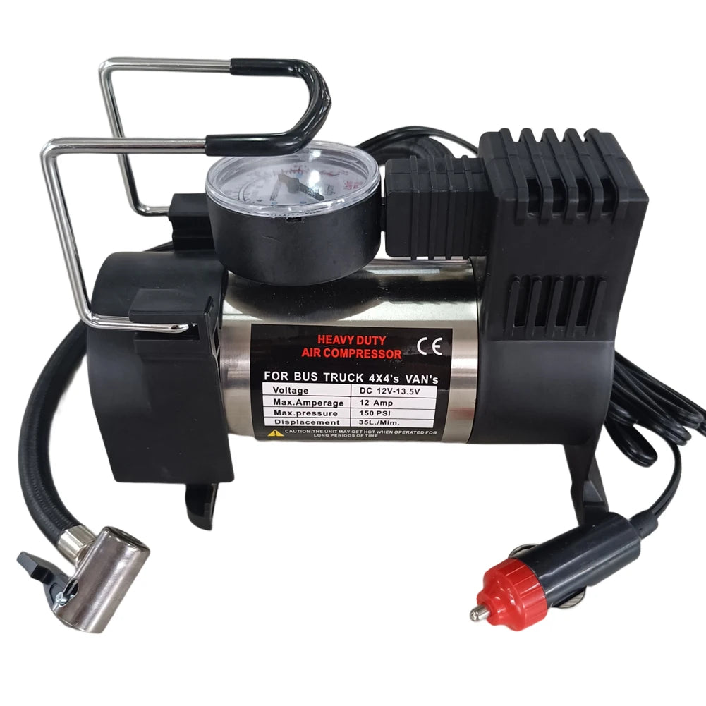 12V 150psi Portable Metal Air Compressor Car Tyre Inflator by S And B Enterprise