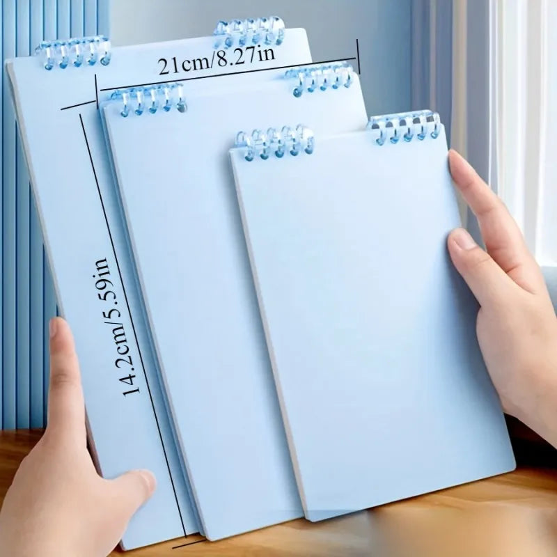 Office & Student Essential Pink Coil Notebook - 21×14.2cm Vertical Standable Design, Lined Thick Paper by S And B Enterprise