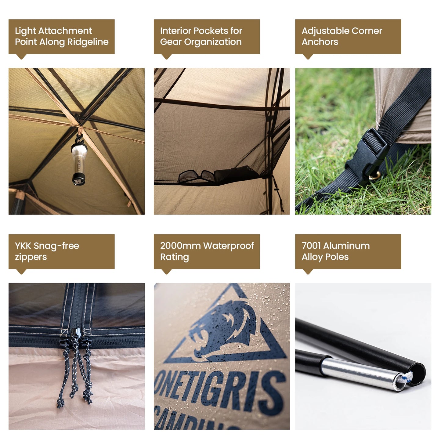 OneTigris COSMITTO 2.0 Camping Tent