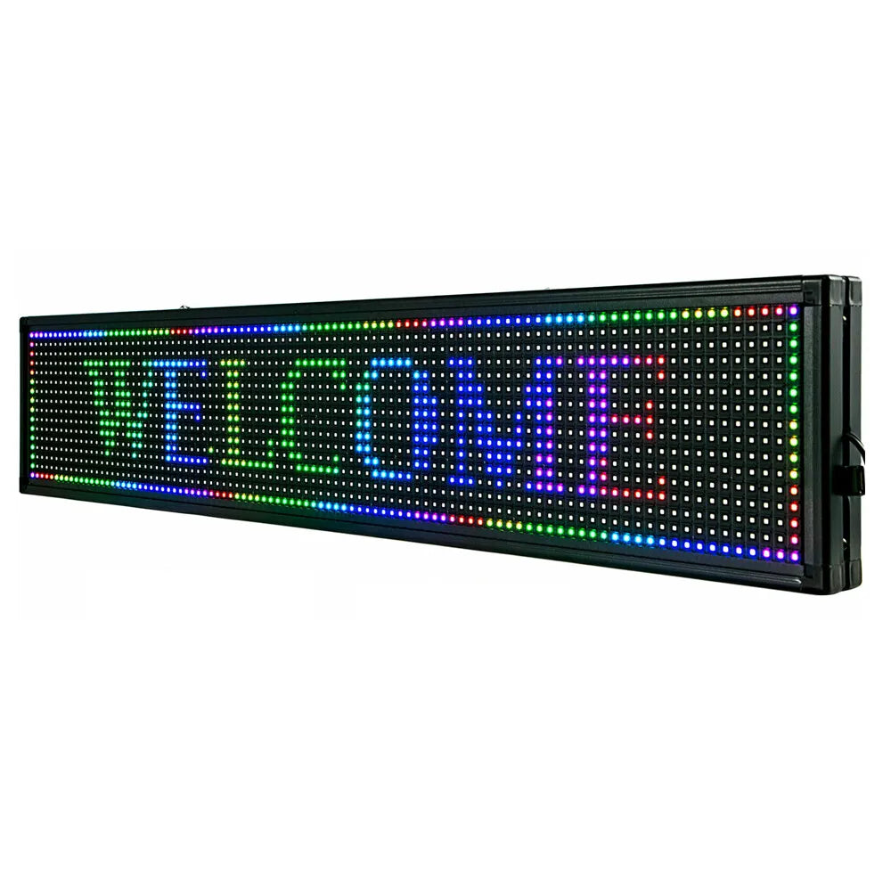 Bymaocar LED Sign Programmable Billboard USB WiFi Control Indoor