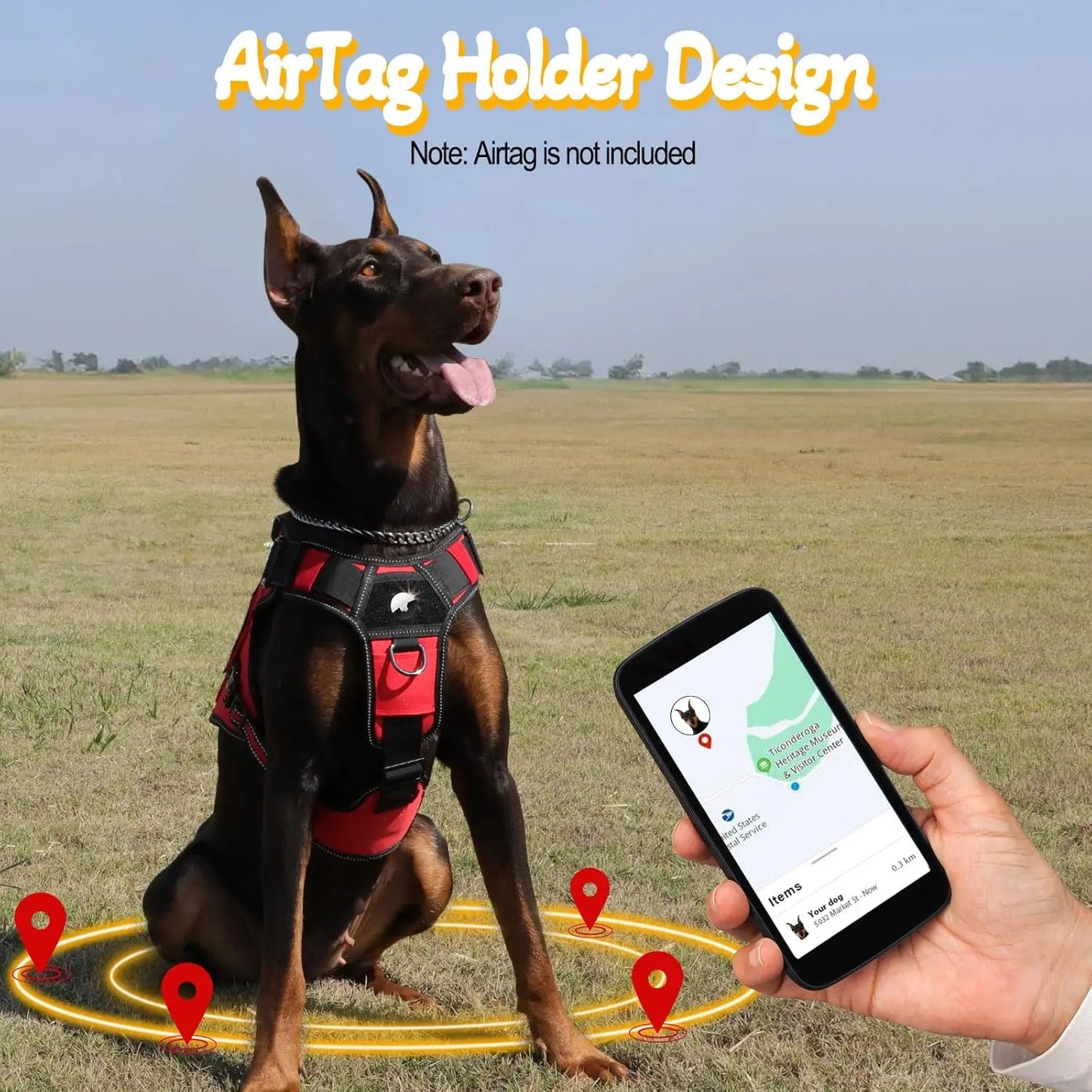 Tactical Dog Harness With Reflective Buckles No Pull Vest