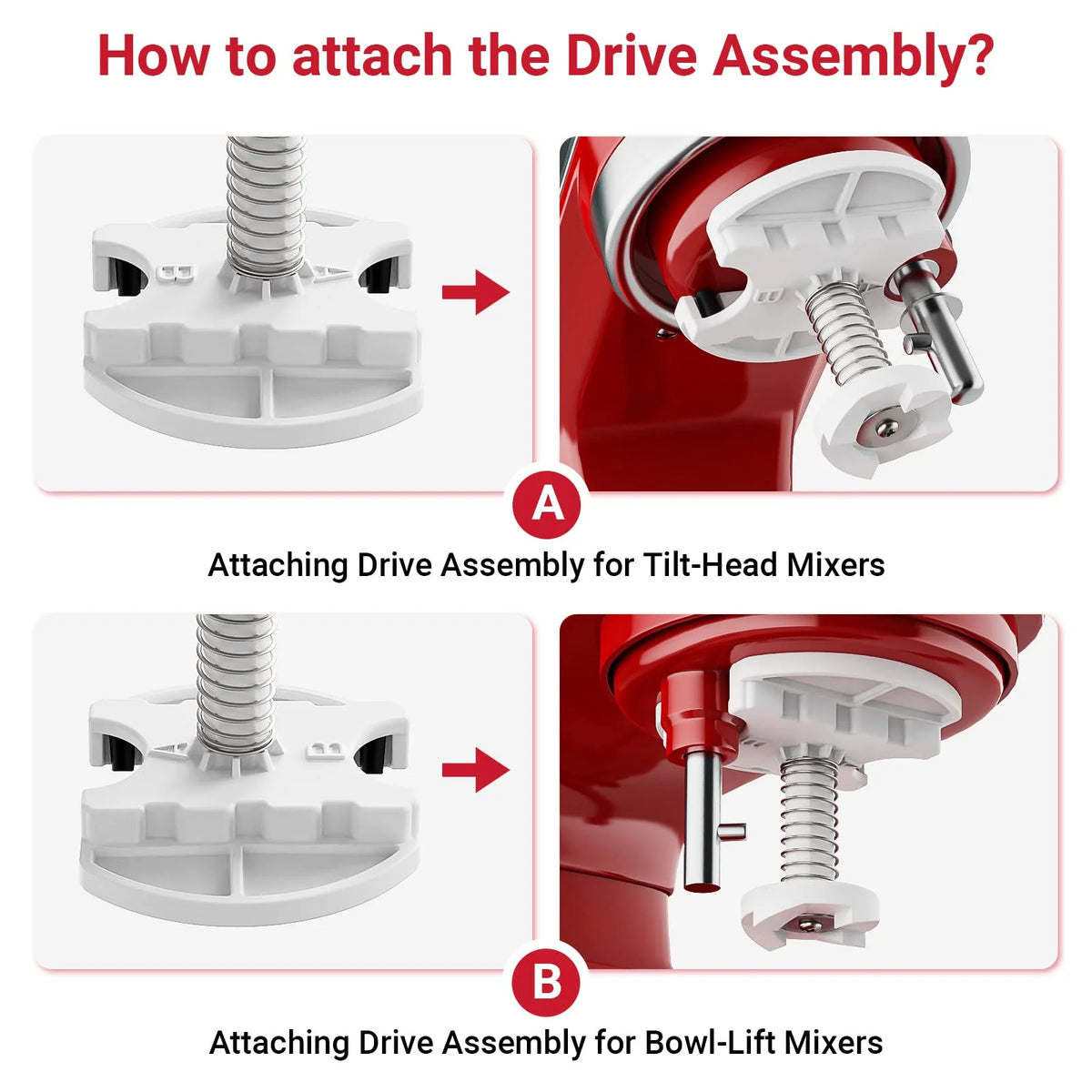 Ice Cream Maker Attachment for KitchenAid Stand Mixer 2 Qt Capacity Compatible with 4.5 Qt Frozen Yogurt Ice Cream Maker