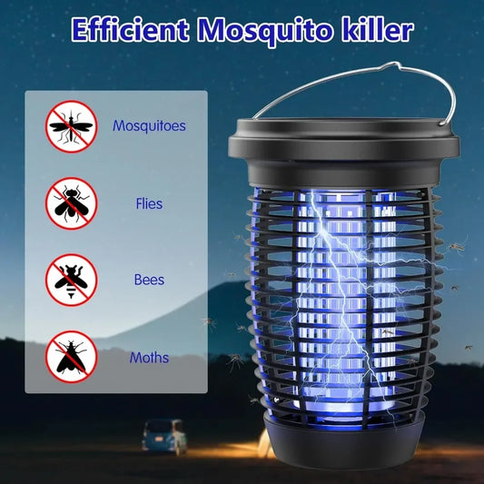 AISITIN Solar Bug Zapper 2-in-1 Mosquito Killer Lamp