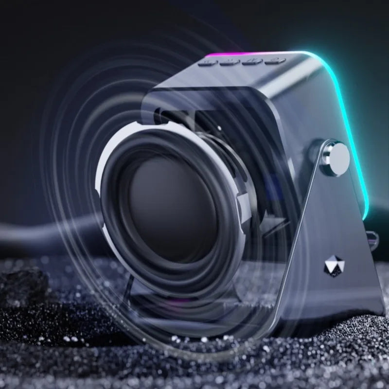 Dawndesslo 5 In 1 Auto Induction Wireless Speaker With RGB