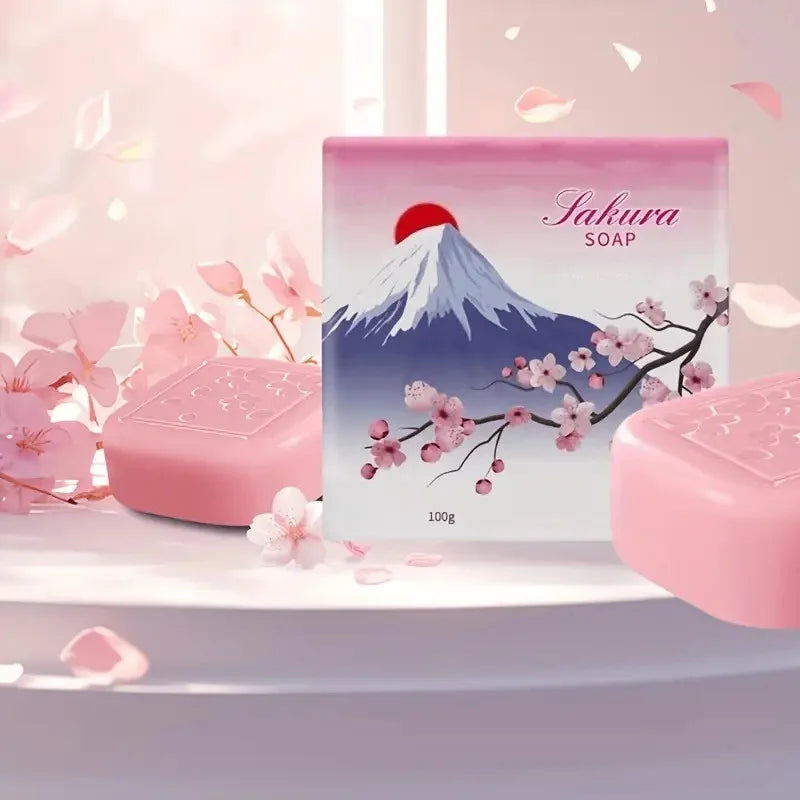 Zudaifu Sakura Bar Soap Deep Cleansing Kit for Soft Skin by S And B Enterprise