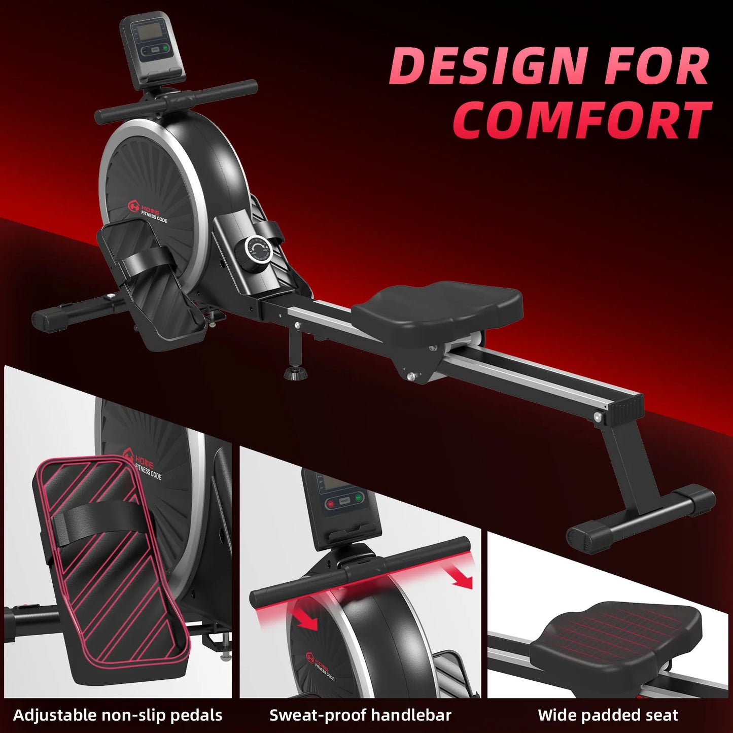 Botifly Magnetic Rowing Machine for Home Gym with Quiet Operation by S And B Enterprise