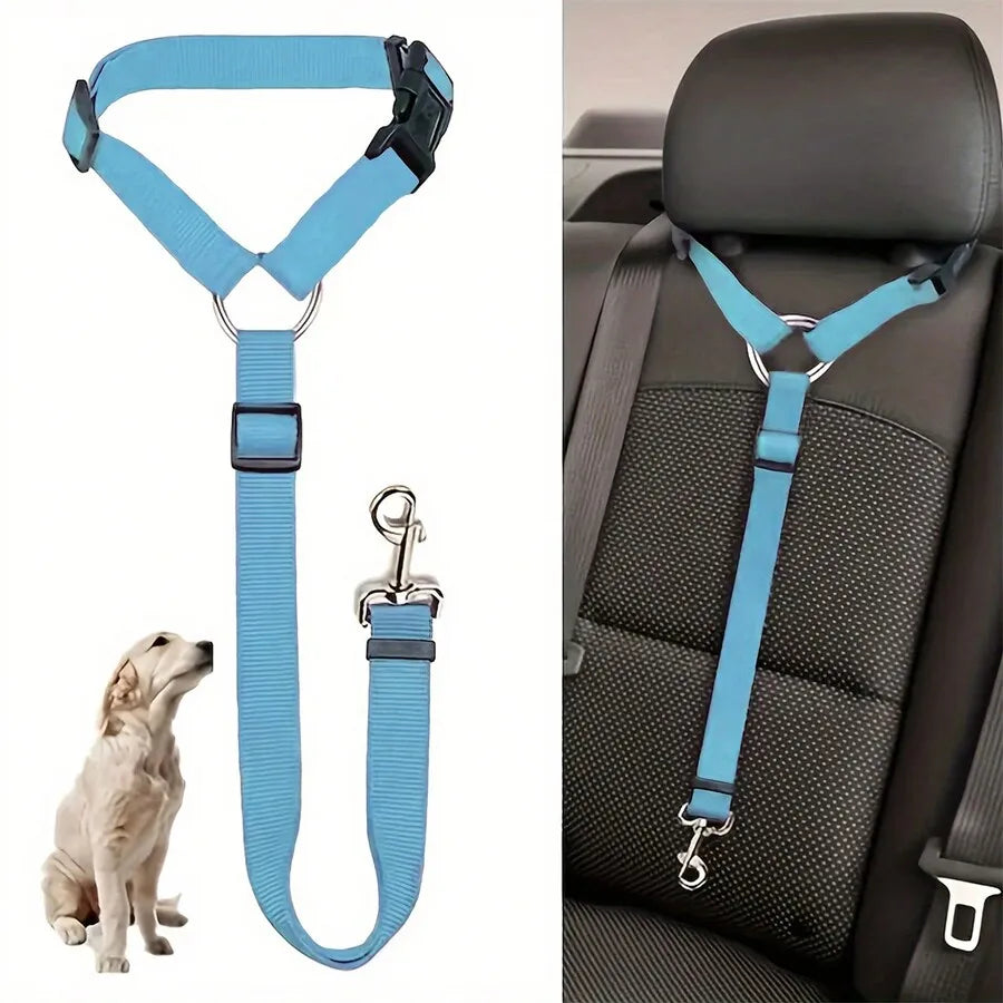 Pet Car Belt For Dogs And Cats Retractable Backseat Leash by S And B Enterprise