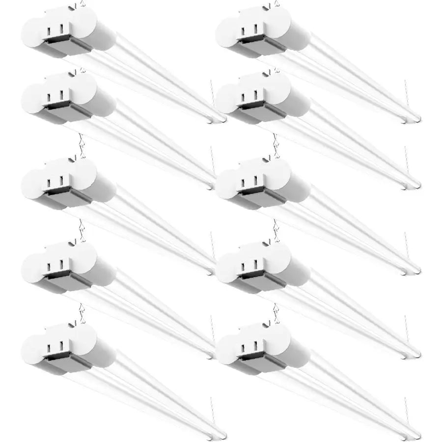 LED Shop Lights 10 Pack For Workshop Linkable Garage Lighting