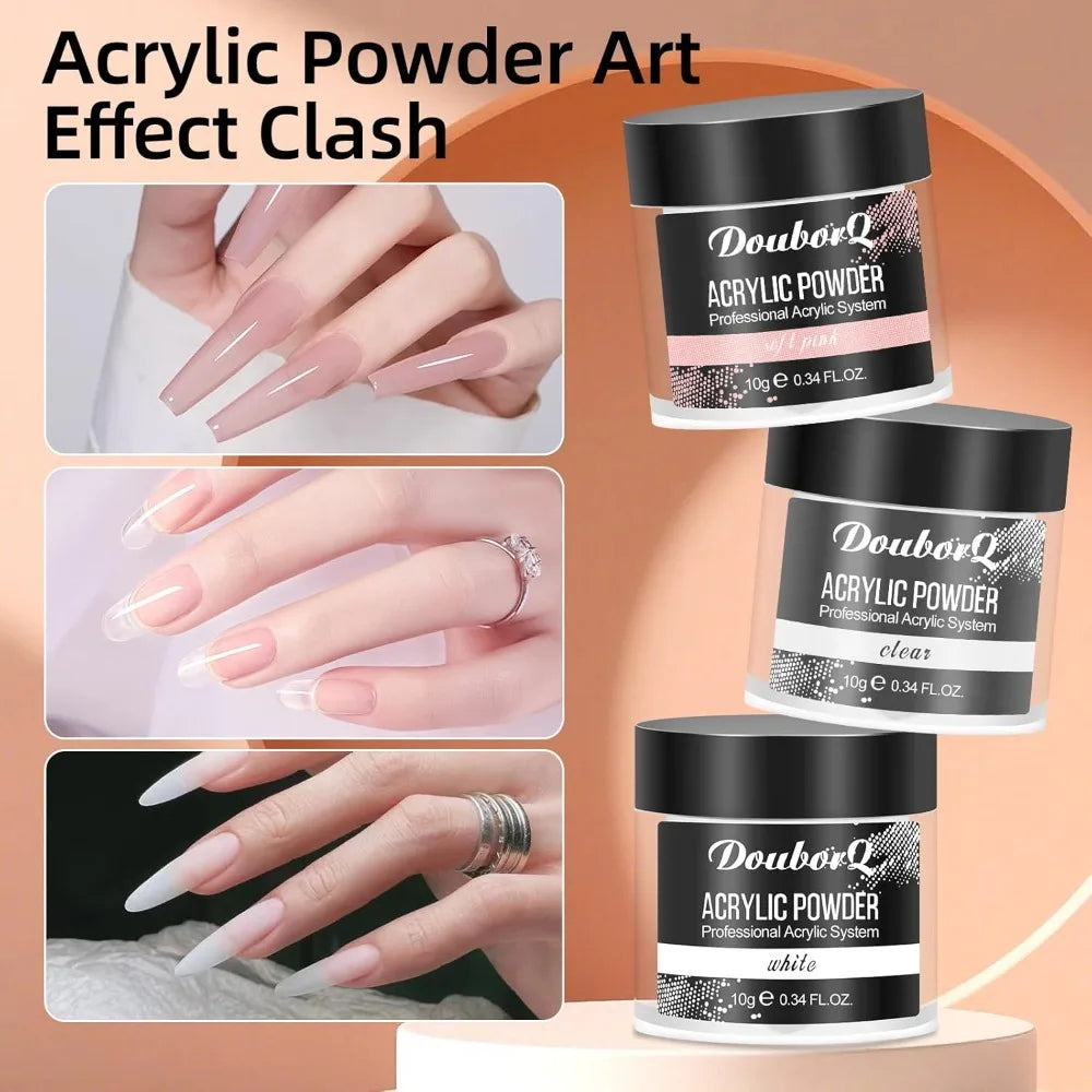 Acrylic Nail Kit With Drill And UV Light Starter Set