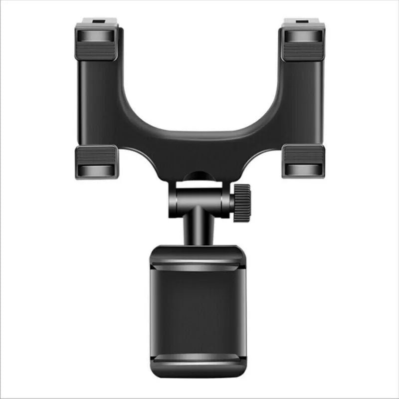 Universal 360 Degree Rearview Mirror Smartphone Car Mount Holder