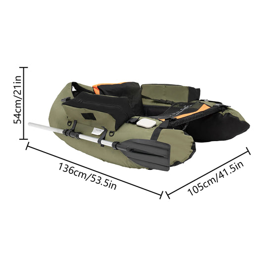 Inflatable Fishing Boat For Outdoor Ocean And Lake Use