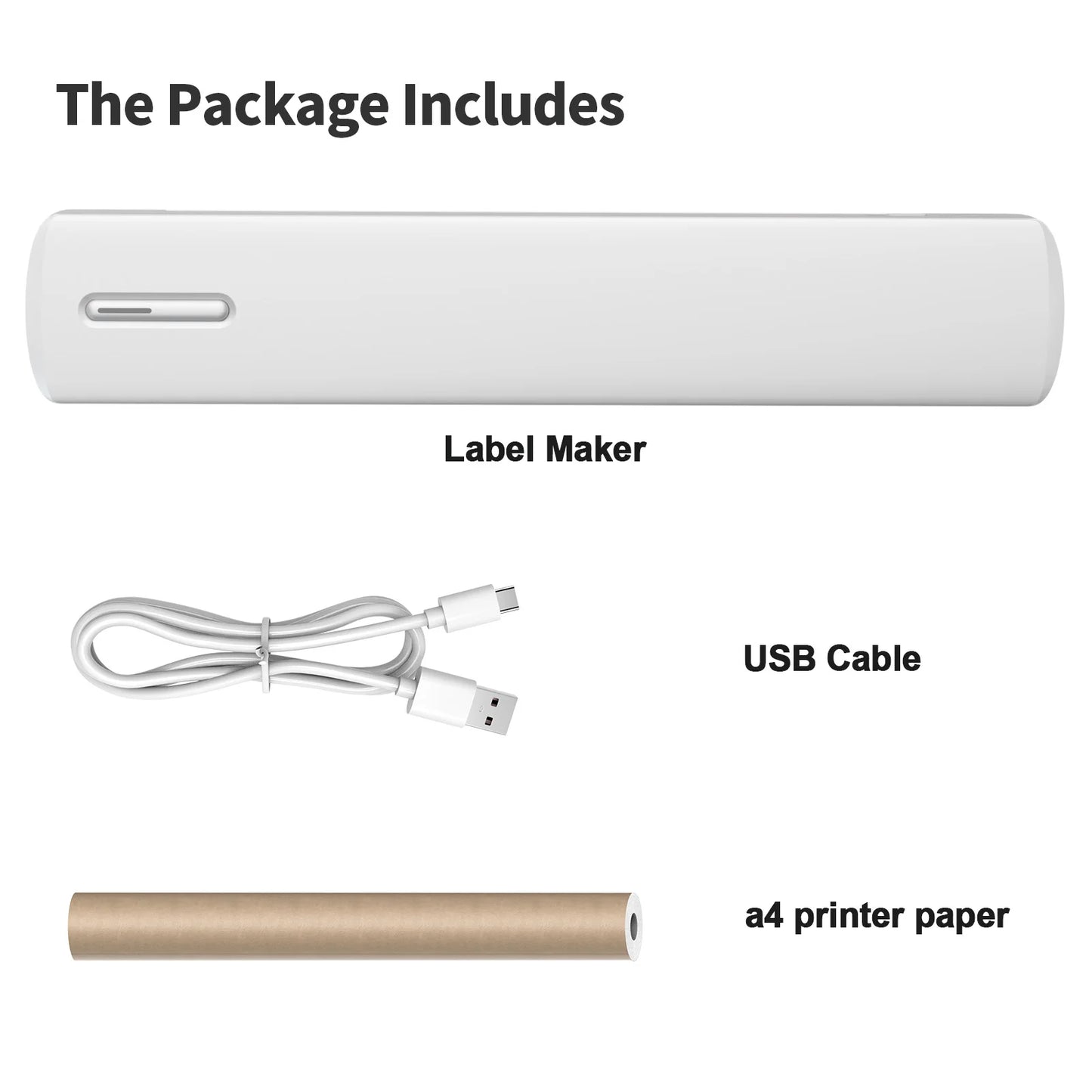 TakeYou Portable Wireless Thermal Printer A4 Inkless 300DPI For Travel by S And B Enterprise