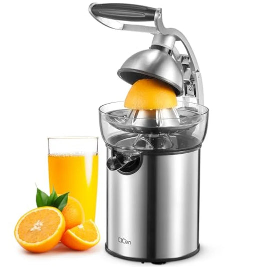 SHXI Electric Citrus Juicer Squeezer With Dual Cones AntiDrip