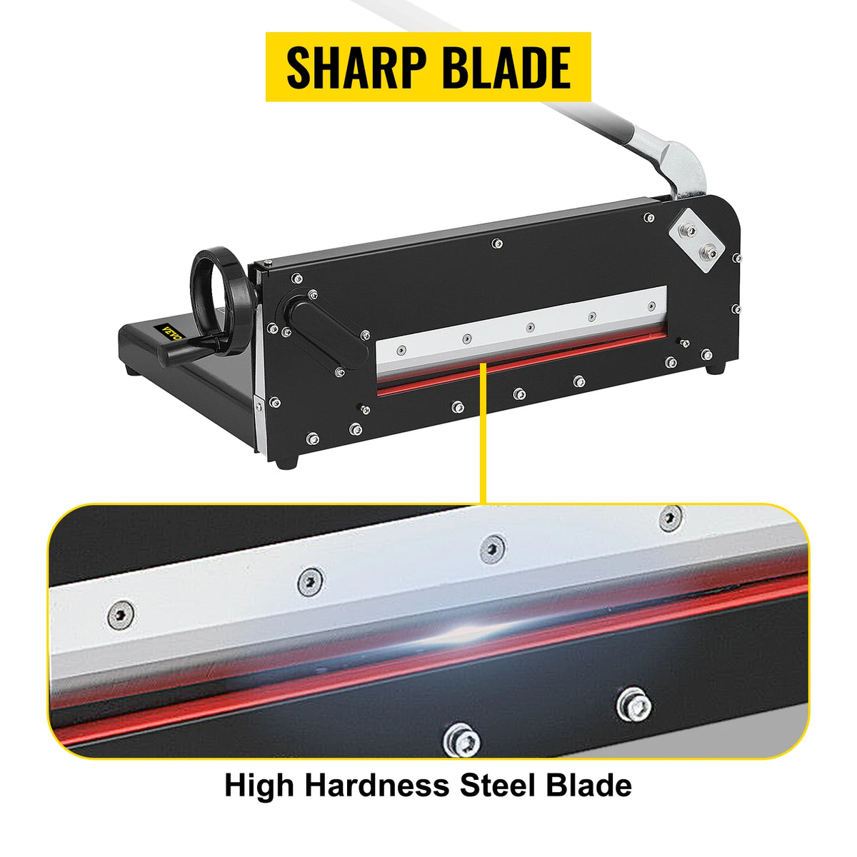 Paper cutter SucceBuy A4 12in manual guillotine by S And B Enterprise, heavy‑duty 300‑sheet trimmer