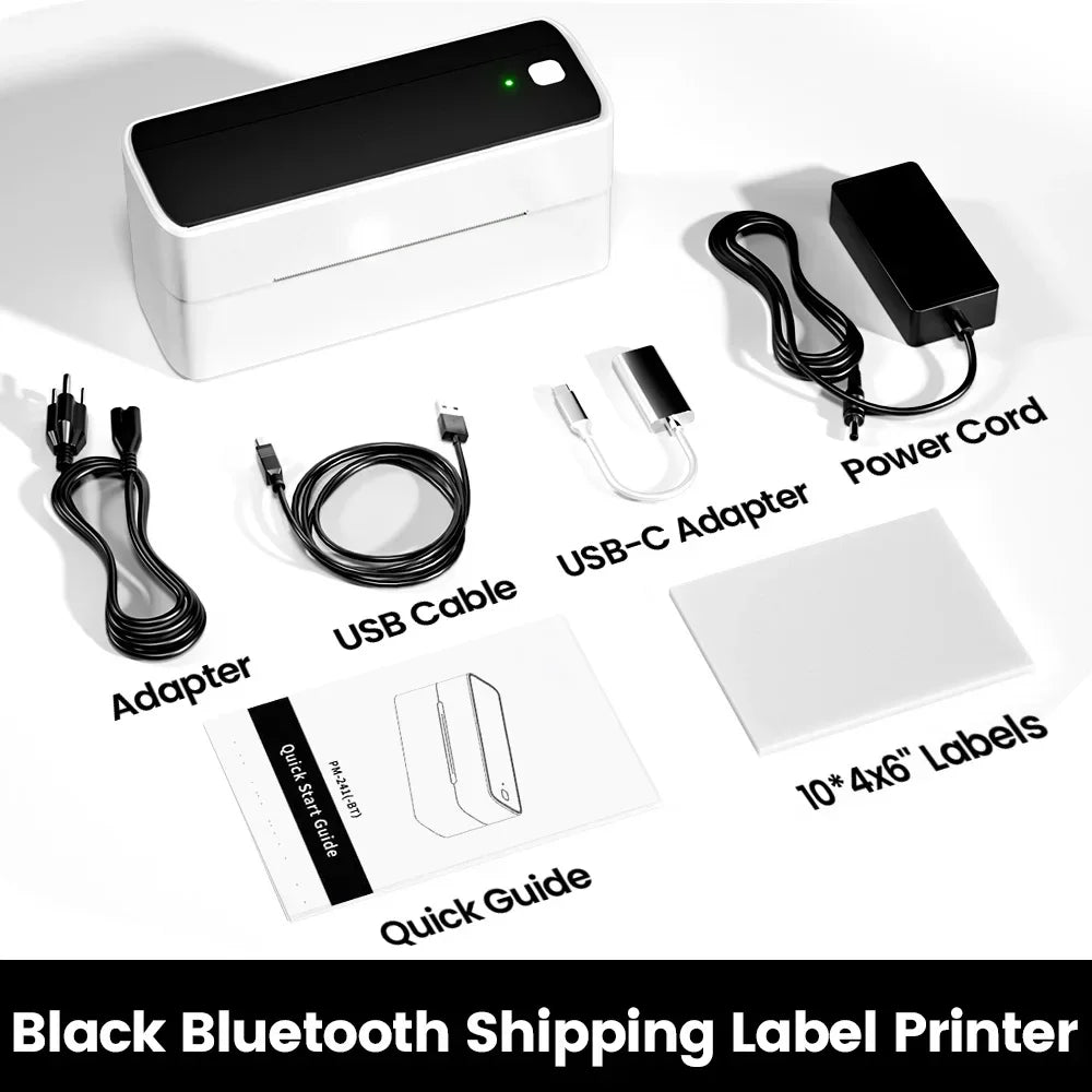 Phomemo 241 Bluetooth Thermal Label Printer For Iphone Android Windows