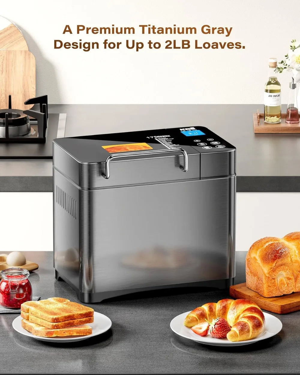 710W Convection Bread Maker With Dual Heaters And Nut Dispenser by S And B Enterprise