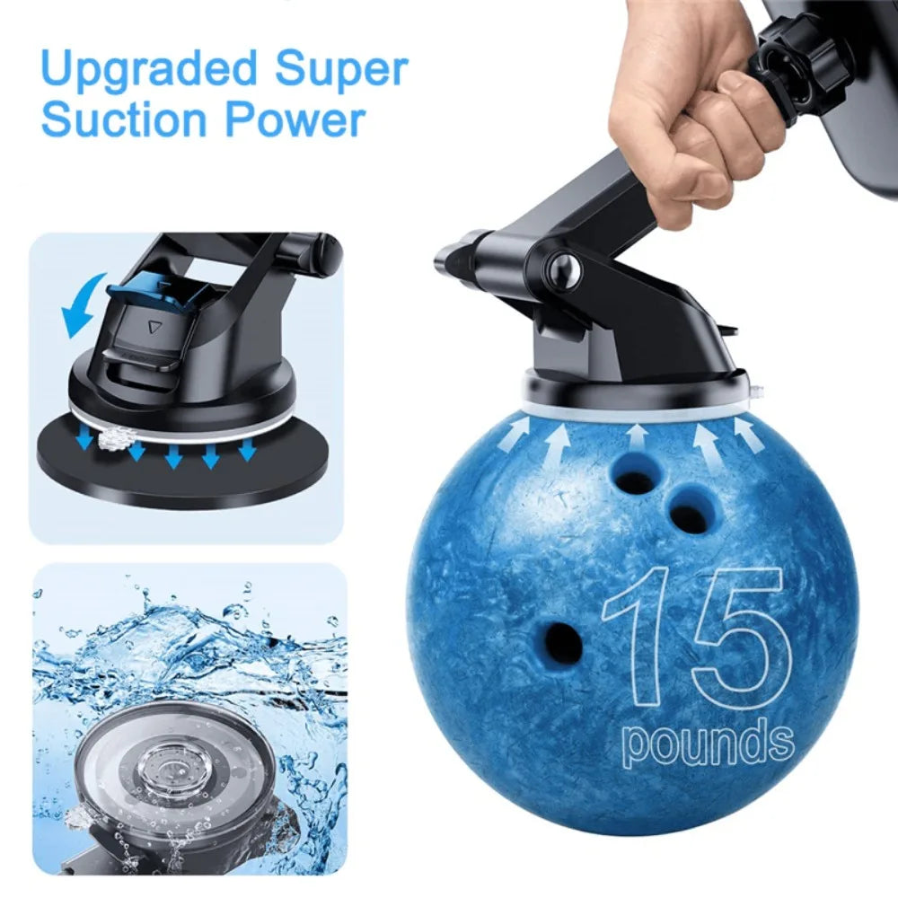 360° Universal Mount Holder Car Stand Windshield For Mobile Cell Phone GPS，Sucker Car Phone Holder Mount Stand GPS Mobile Cell Support For iPhone 13 12 11 Pro Max X 7 8 Xiaomi Huawei Samsung by S And B Enterprise