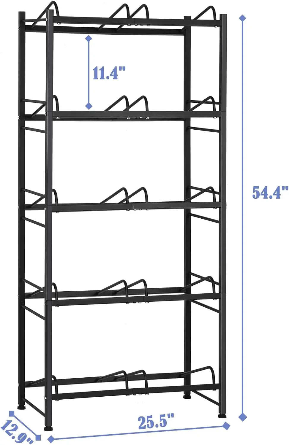 Five Tier Water Jug Rack Storage Stand For Ten Bottles