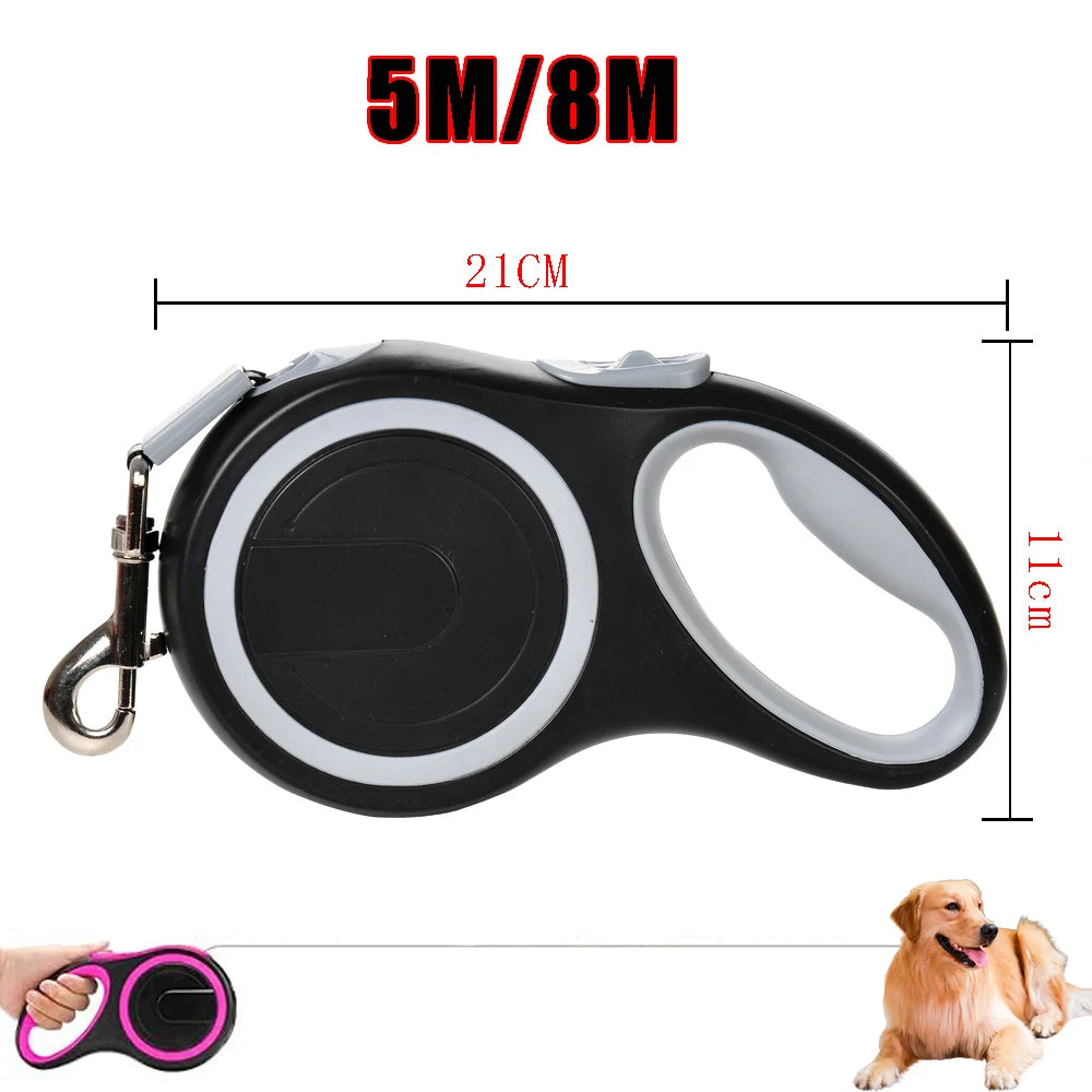 Retractable Dog Leash For Pets Adjustable And Durable by S And B Enterprise