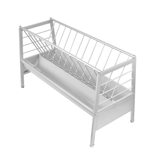 Goat Hay Feeder Heavy Duty Metal Trough For Livestock