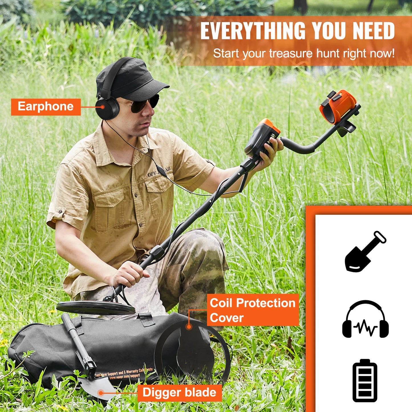 SucceBuy Metal Detector For Adults And Kids With LCD Display by S And B Enterprise