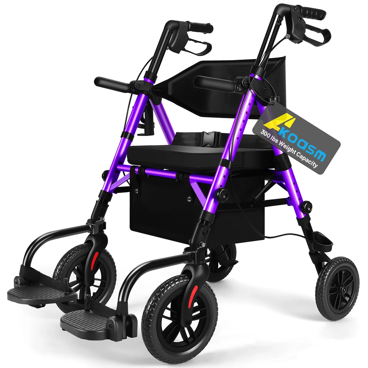 Rolling Walker Wheelchair Combo With Adjustable Seat And Handle by S And B Enterprise