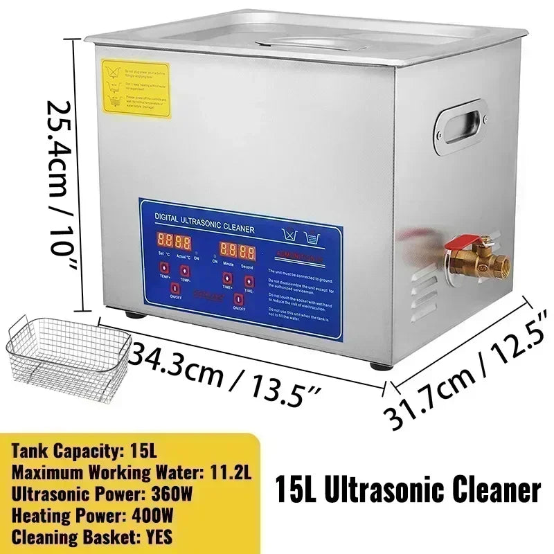 VEVOR Ultrasonic Cleaner for Dishes, Jewelry, and Tools