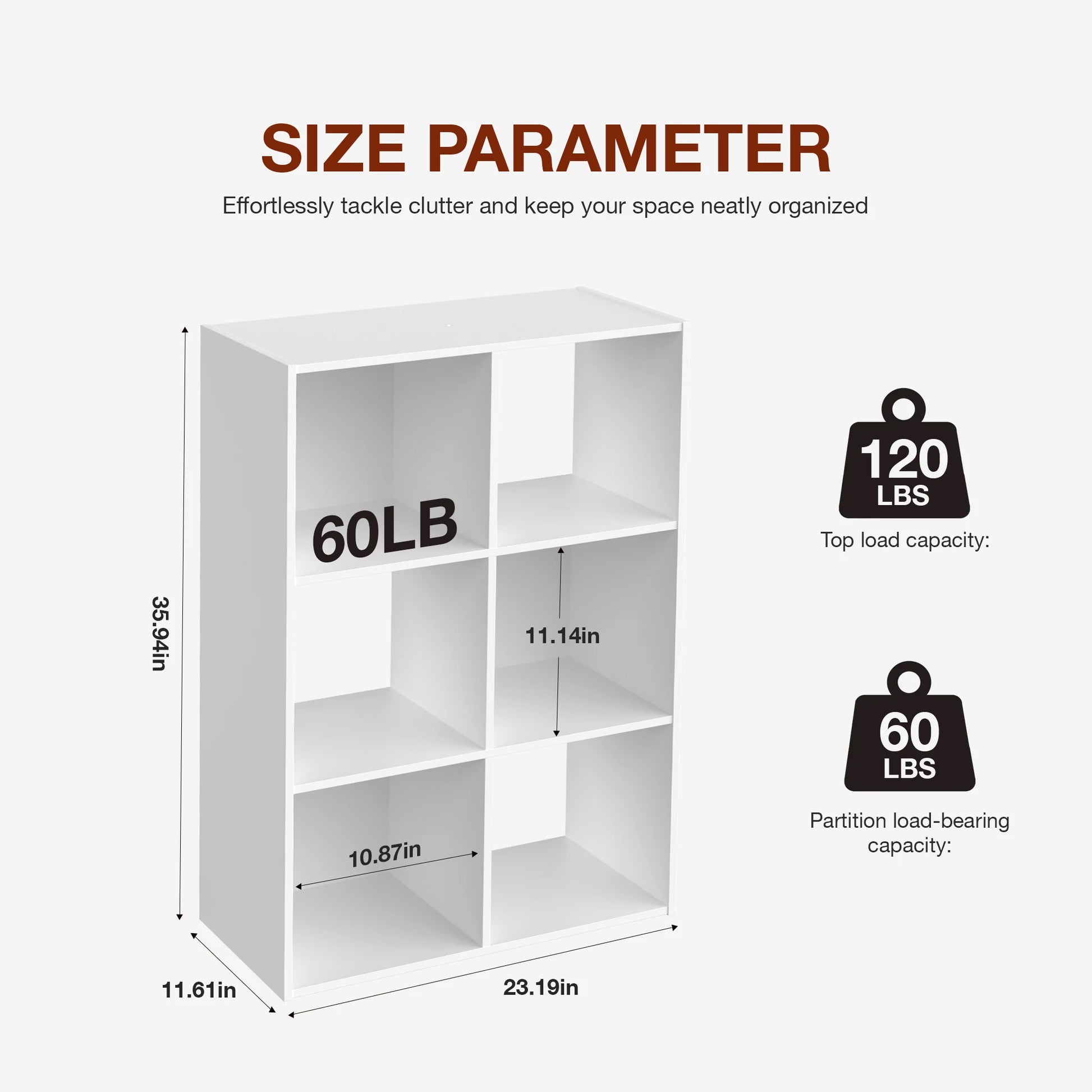 JHK 9 Cube Storage Organizer Bookcase by S And B Enterprise
