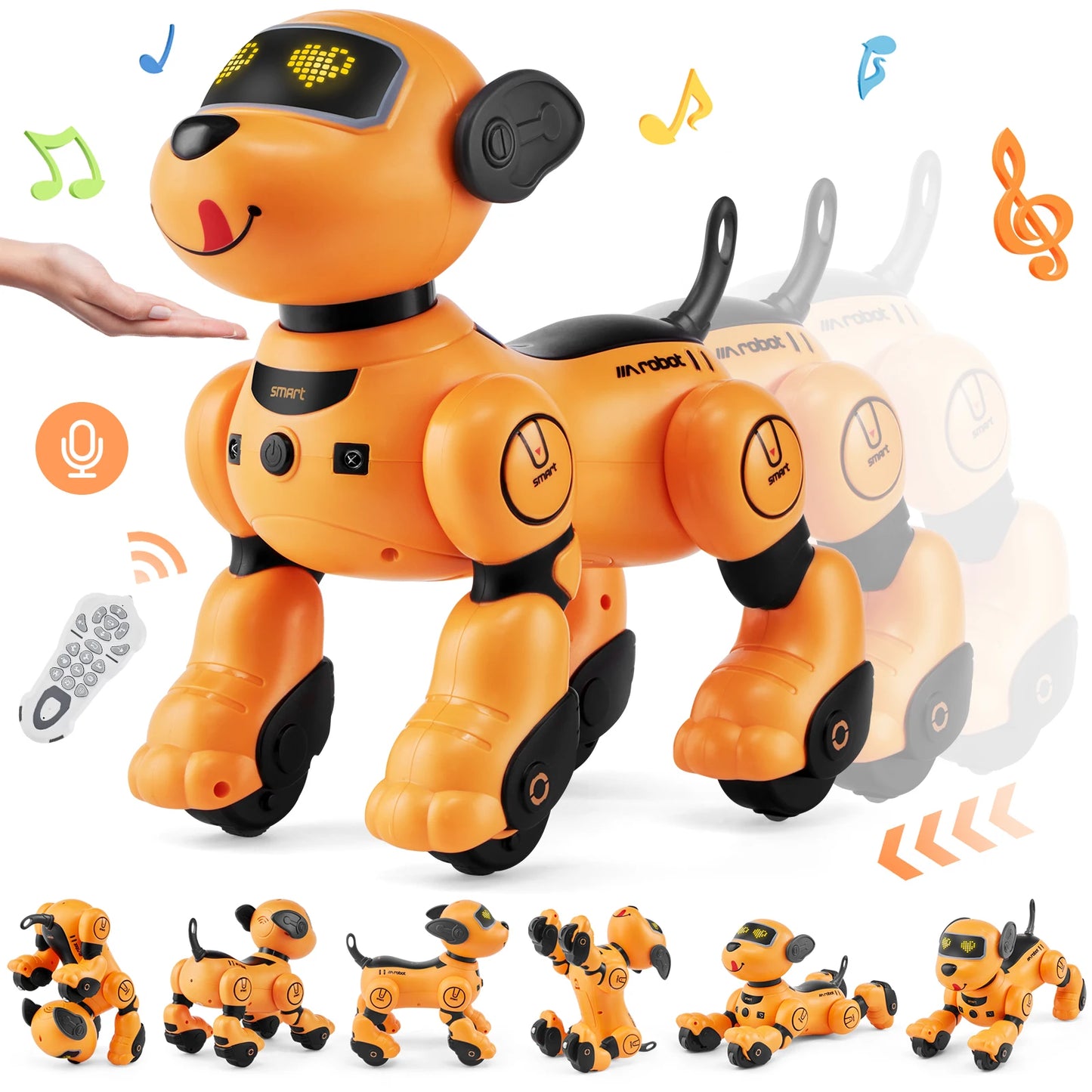SucceBuy RC Robot Dog Toy Programmable Smart Robotic Pet
