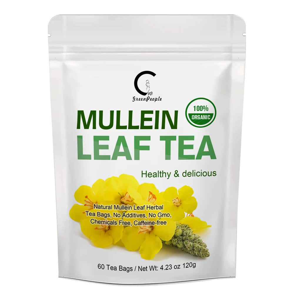 Mullein Leaf Tea by GreenPeople, 60 Tea Bags, 100% Organic