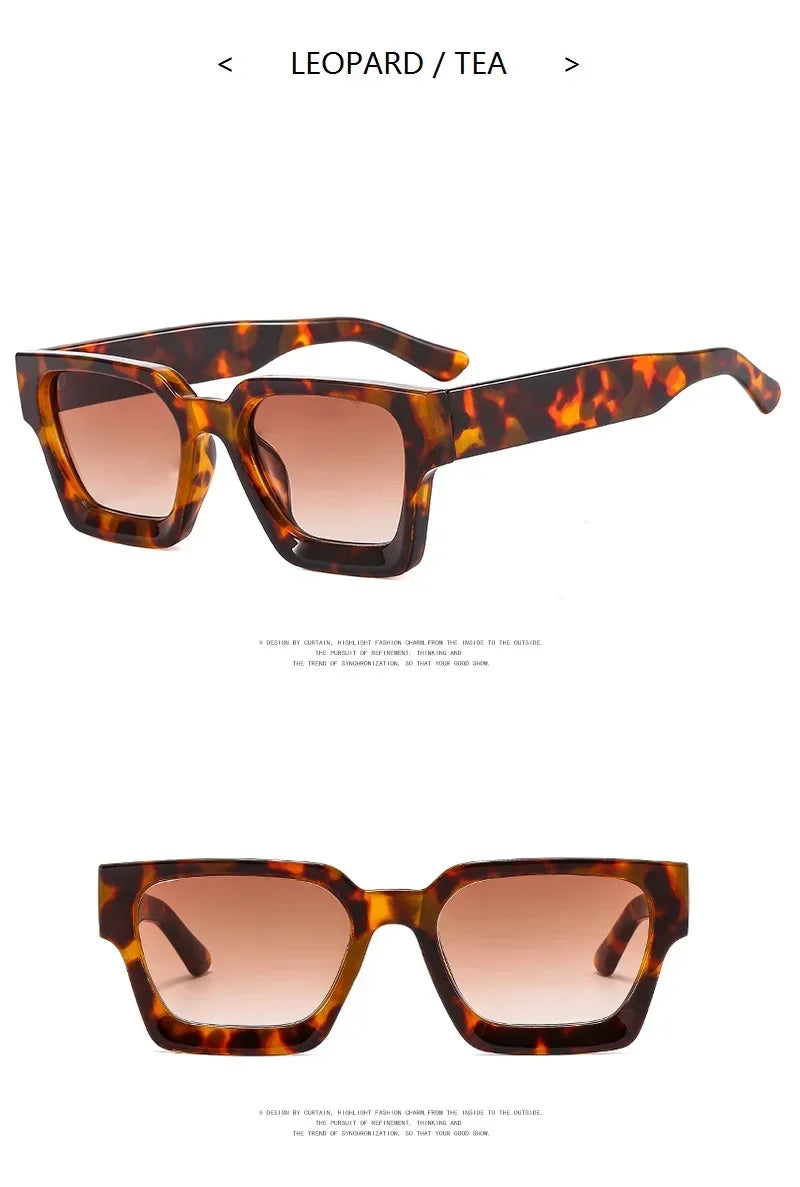 Unisex Vintage Square Sunglasses UV400 Protection Retro Style by S And B Enterprise